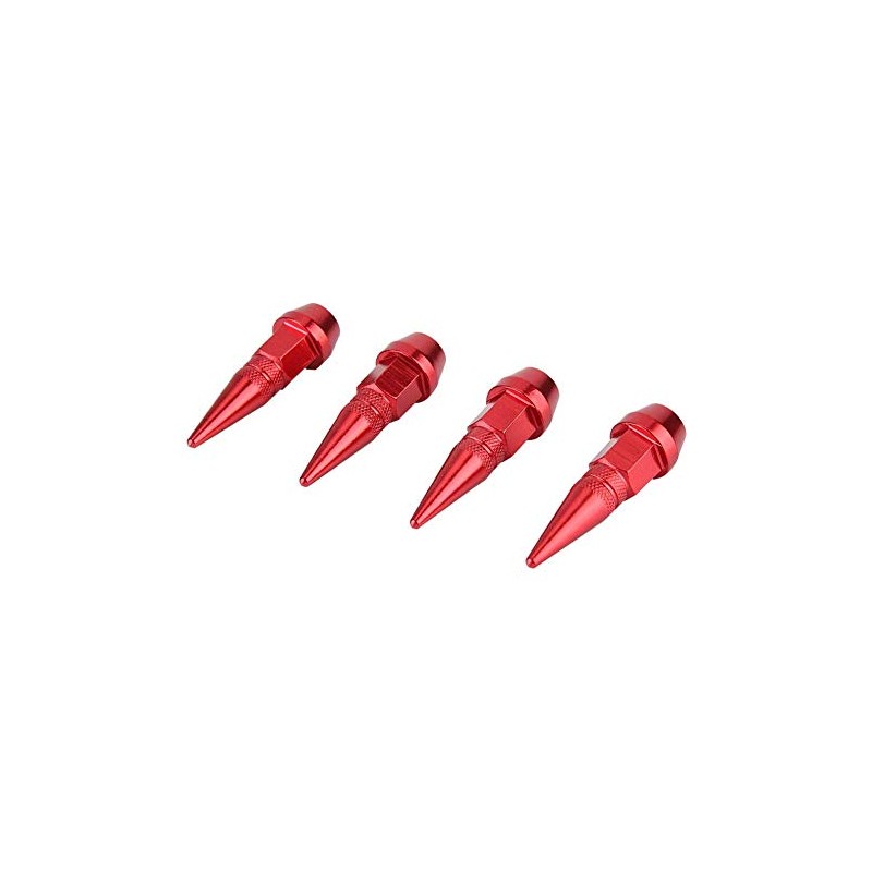 Aramox - Vástago de válvula de neumático, 4 piezas de