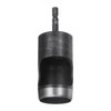 sourcing map Leather Hollow Punch 1/4 Hex Shank for Drills,