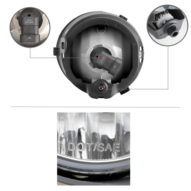 Nixon Offroad Fog Light Fit for 2007-2013 Toyota Tundra, 2