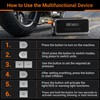 Jump Starter with Air Compressor, 12V Portable Car Battery Jump