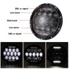Unbranded Pair Newest 7inch Round LED Headlights Hi/Lo Beam for