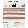SINFLA V Neck Wireless Bras for Women No Underwire Seamless