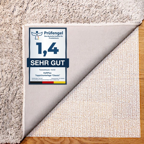 HaftPlus Carpet Underlay Non-Slip Mat Adheres without Glueing Can Be