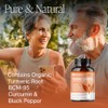 Turmeric Curcumin BCM-95 Supplement + Black Pepper, Organic, 60 Veg.