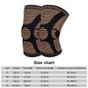 1 Pair Knee Brace Elastic Breathable Knee Sleeve Compression Non