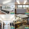 ANTLUX 4FT LED Wraparound 40W Shop Lights for Garage, 4400lm,