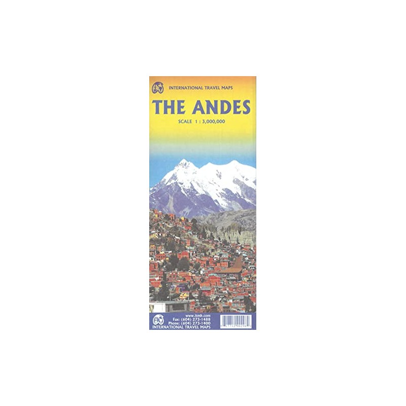 Andes Travel Reference Map 1:3M