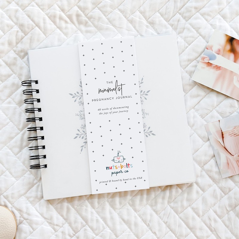 Pregnancy Journal: Welcoming Our Little One, A simple black and
