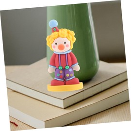 Operitacx Miniature Clown Figurine Cute Clown Decor for Micro Landscape Compact Garden Ornament Durable Miniatures Accessories for Home and Office Decor Fun Succulent Decoration