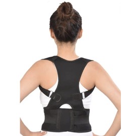 Corrector de postura comodo e ideal para corregir la espalda encorvada, mantenerla recta y enderezar. La mejor opción para evitar hombros caidos, corregir la joroba y mejorar la postura. Posture corrector brace para hombres y mujeres. (XXL)