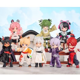 CALEMBOU BJD Blind Box, 1/12 Cute NAGI Study Tour Series BJD Doll, 5.5 Inches Collectable Action Figure for Birthday Gifts(1PC)