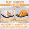 SliceElite Bread Slicer for Sourdough Rounds - Adjustable Bread Slicing