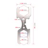 HAUTMEC 3 Way Plumber's Sink Strainer Wrench/Spud Wrench, Fits 1-3/4