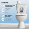 3 INCH DUAL FLUSH VALVE CONVERSION KIT AND OVERFLOW WATER
