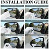 LivTee Blind Spot Car Mirror, HD Glass Frameless Convex Side