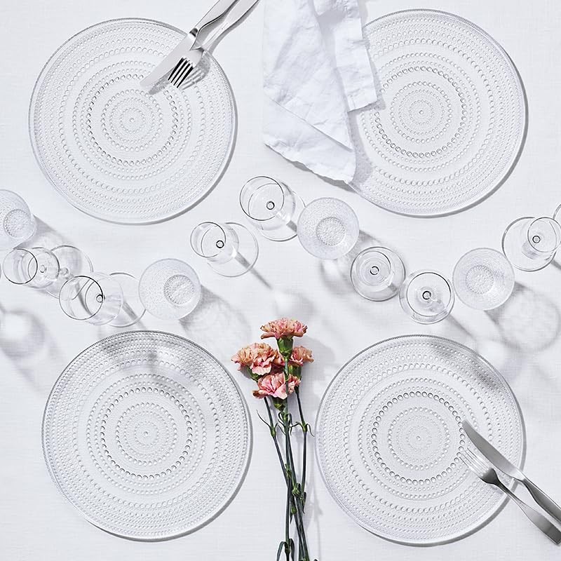 iittala aW1053564 Kastehelmi Plate Plates, 6.7 inches (17 cm), Pair