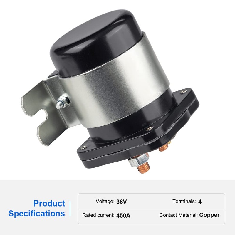 VANJING 36V 4 Terminal Solenoid Compatible with E-Z-GO Club Car