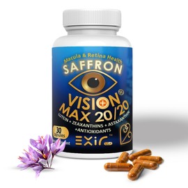 Vision Max 20/20 Visual Performance Support Eye Supplement for Overall Eye Health Macular, 30 Capsules