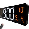 Opis Clock 1 (XXL White & Orange) – Extra Large