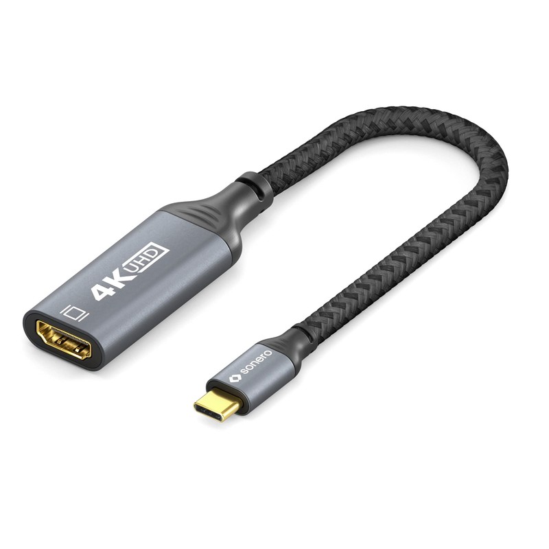 Sonero® 4K USB-C auf HDMI Adapter, HDMI Buchse auf USB-C