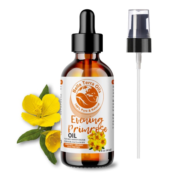Bella Terra Oils - Organic Evening Primrose Oil 2oz -