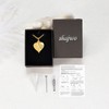 shajwo Cremation Jewelry Angel Wing Heart Urn Necklaces for Ashes