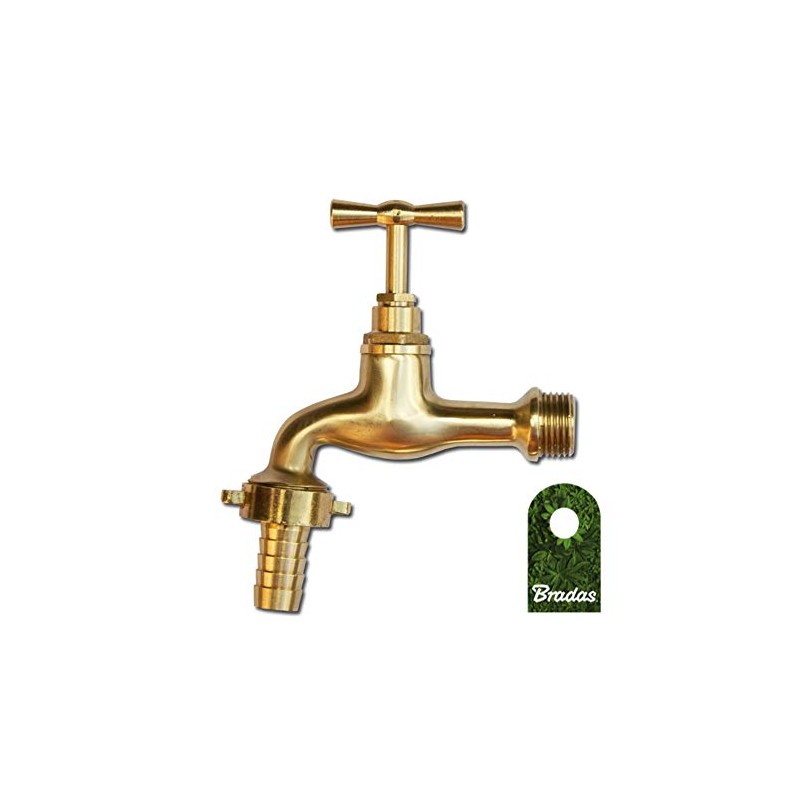 Bradas Layflat GKK011213 Brass Garden Tap 1/2 Inch External Tap