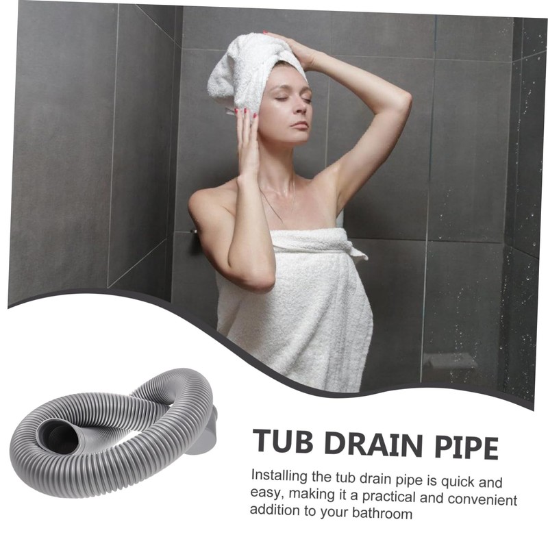 Uonlytech Extension Drain Bathtub Drain an Fittings Water Tub Draining