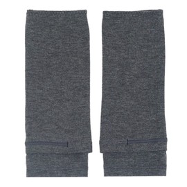 Glamore Femtech FT0077A Hand Warmers, Gloves, Fingerless, Women's Arm Covers, Made in Japan, gray