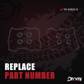 Engine Valve Cover Gasket Set Compatible with Subaru Vehicle Crosstrek Impreza XV Crosstrek 2.0L, Forester Legacy Outback 2.5L H4 2011-2019 Replaces# VS 50830 R, VS50830R