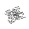Mcredy Hinges Jewelry Box Hinges 2-inch Silver Stainless Steel Pack