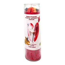 HOLY Death-Palm Wax Spiritual Intention Spell Candle-| Vela CASA ESOTERICA PERFUMADA- (Santa Muerte)