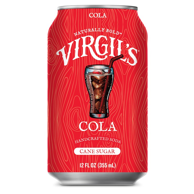 Virgil's Handcrafted Cola - Bold Flavor, Caffeine Free - 12oz