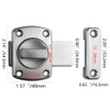 XINMEIWEN 4Pack Rotate Bolt Door Catch Gate Catches Security Door