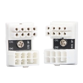 2Pcs 8 Pin GPU PCIE U Turn 180 Degree Angle Power Adapter Standard Type and Reverse Type GPU Connector Power Adapter Board for Desktop Graphics Card