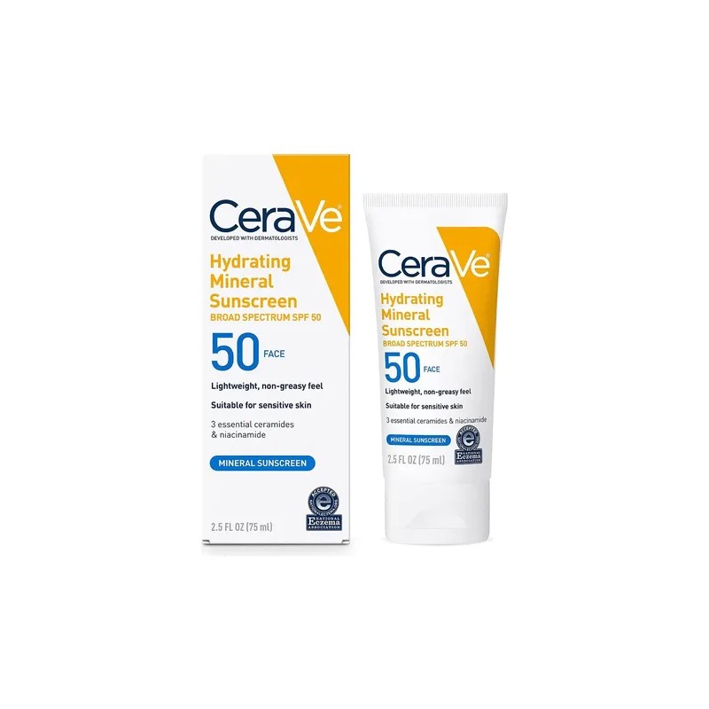 Cerave Protector Solar Tintado Spf 50 2 Botellas 75ml