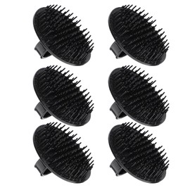 Cepillo de Masaje Cuero Cabelludo 6 Piezas Suaves para Exfoliar y Estimular el Crecimiento