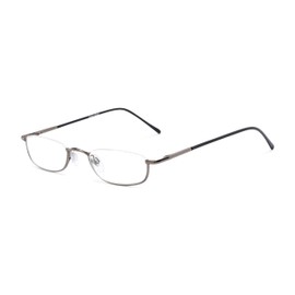 Readers.com Reading Glasses: The Magnum, Metal rectangle Style for Men and Women