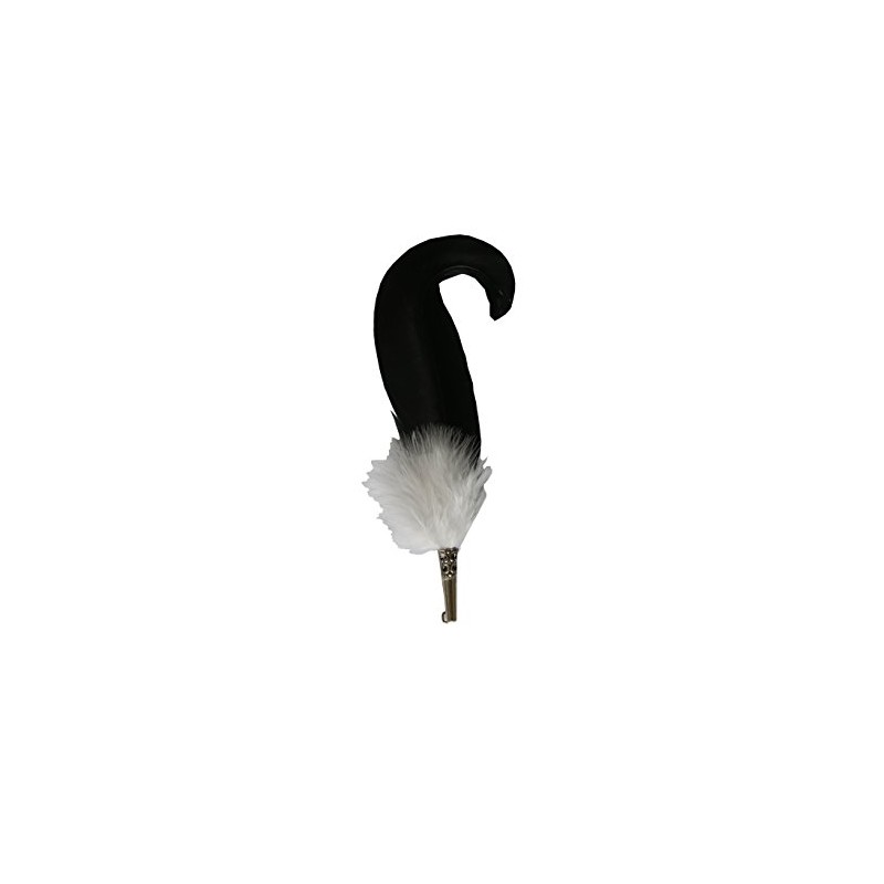 Breiter Real Hat Feather Hat Pin of Goose and Turkey