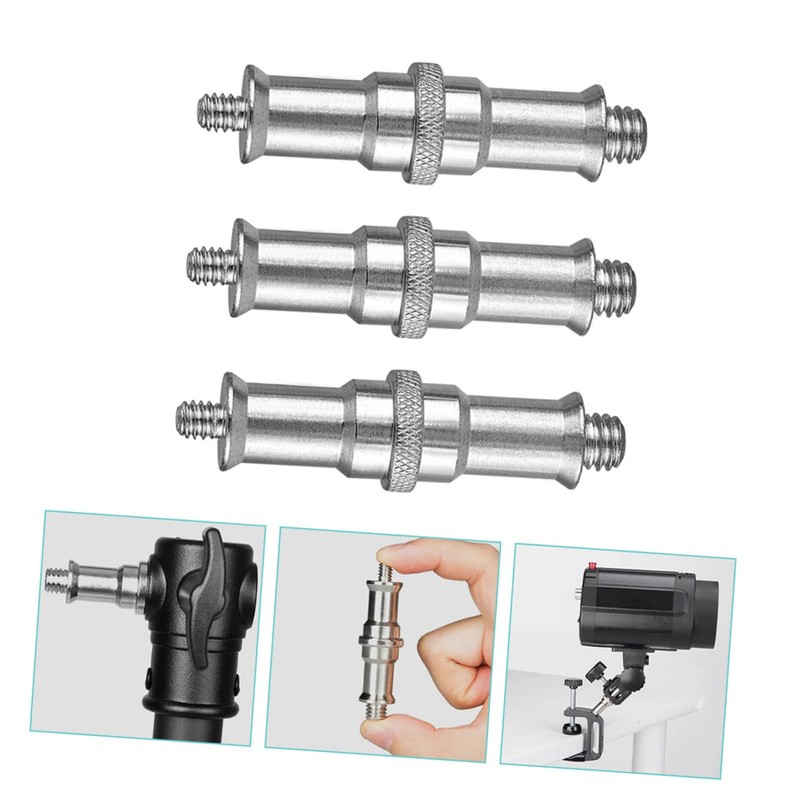 MERRYHAPY Universal Threaded Screw Adapter Spigot Tripod Spigot Adapter for