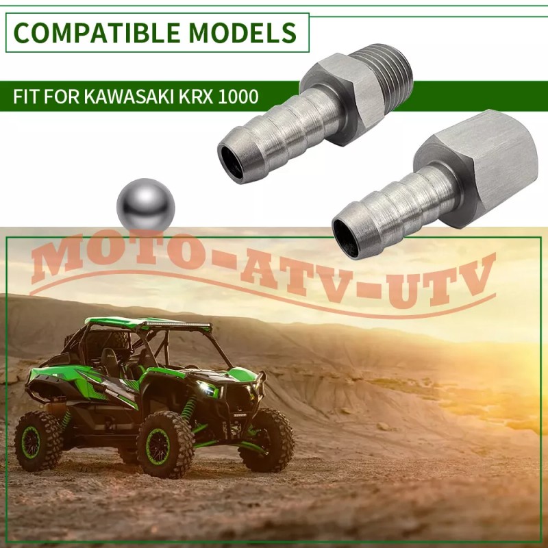JINFANNIBI Stainless Steel Fuel Tank Breather Rollover Vent Valve fit