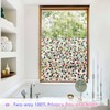 DKTIE Retro Stain Glass Window Film for Glass Bas-Relief Texture