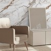 Marble Peel and Stick Waterproof Wall Paneling, 118" x 47"
