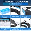 YOCTOSUN Magnifying Glasses with Light for Close Work, Rechargeable Headband