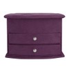 3 Layers Portable Jewelry Earrings Rings Bracelet Necklace Box Organizer