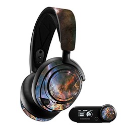 MightySkins Glossy Glitter Skin Compatible With SteelSeries Arctis Nova Pro - Golden Nebula | Protective, Durable High-Gloss Glitter Finish | Easy to Apply, Remove, and Change Styles | Made in The USA