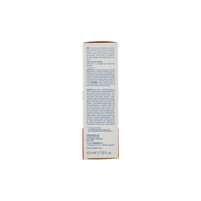 Rilastil Sun System - Fotoprotector D-Clar 50+ Crema Anti-Manchas que
