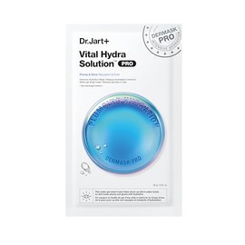 Dr.Jart+ Dermask Vital Hydra Solution Glow Face Mask with Hyaluronic Acid | Cloth Mask | Korean Skin Care, 26 g