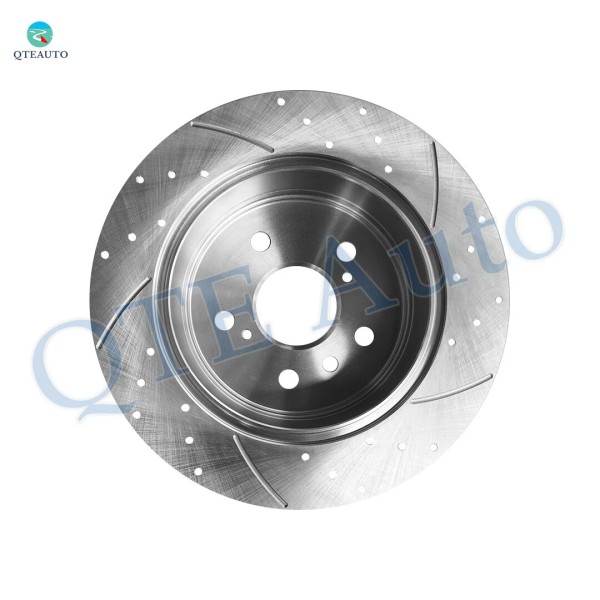 PM Auto Set of 4 Front 296mm-Rear 281mm Drilled Brake