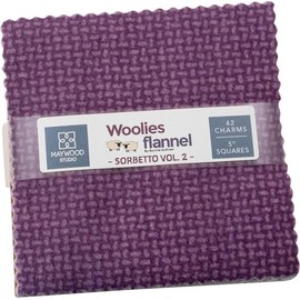 Bonnie Sullivan Woolies Flannel Sorbetto Vol. 2 Charm Pack 42 5-inch Squares Maywood Studio